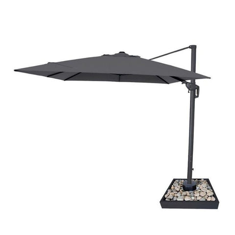 Galaxy 4m x 3m Rectangular Cantilever Parasol with LED Lights