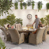 Willow Rattan with Beige Cushions