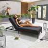 Sunny Outdoor Fabric Lounger